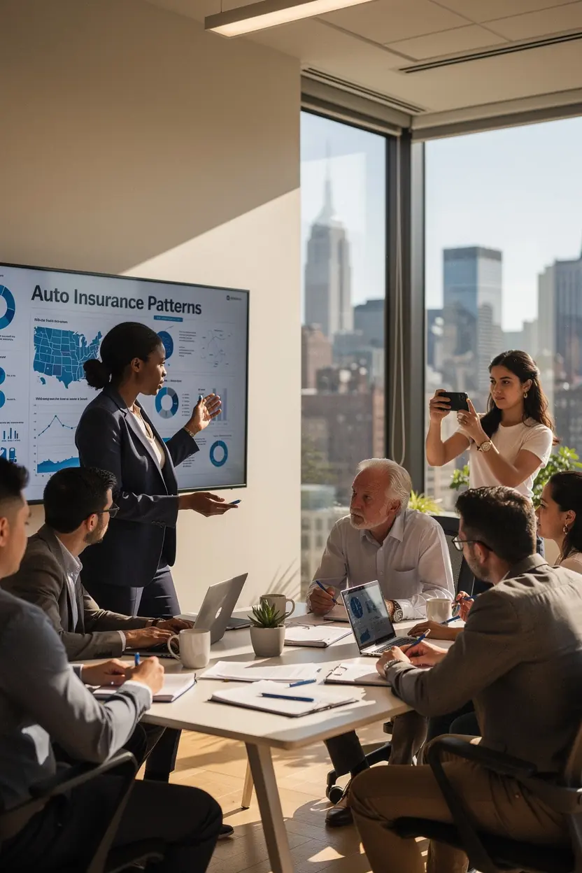 Analiza wzorców ubezpieczeń samochodowych w Stanach Zjednoczonych.
